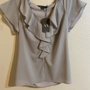 NWT Armani exchange too ruffle